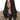 WESTBAY - Long black wig with center part – premium Halloween and cosplay wig for witch, vampire or gothic costumes - Party Shop