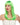 WESTBAY - Long green wig for women – premium cosplay and Halloween wig in neon, emerald, or pastel shades - Party Shop