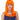WESTBAY - Long orange wig for women – premium cosplay and Halloween wig with vibrant or copper tone - Party Shop