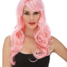 WESTBAY - Long burlesque pink wig for women – premium curly cosplay and cabaret wig- Party Shop