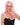 WESTBAY - Long burlesque pink wig for women – premium curly cosplay and cabaret wig- Party Shop