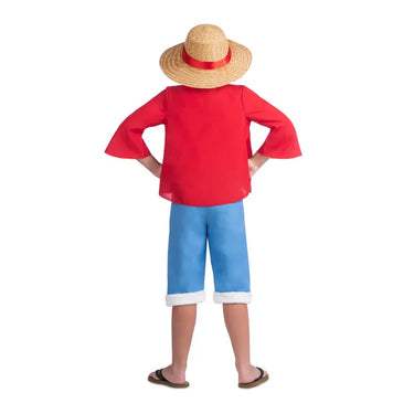 MOM - Kids Luffy One Piece costume  – perfect for Halloween, cosplay, carnival and anime parties- Party Shop