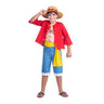 MOM - Kids Luffy One Piece costume  – perfect for Halloween, cosplay, carnival and anime parties- Party Shop