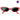 MOM - Lunette Année 50 - Rouge à pois - Party Shop