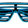 studio Halloween - Lunettes À Obturateur Bleu Et Aqua - Party Shop