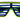 studio Halloween - Lunettes À Obturateur Bleu Et Jaune - Party Shop
