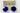 RUBIES - Lunettes Hippie Bleu - Party Shop