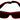 studio Halloween - Lunettes Lumineuse Rae Band Rouge - Party Shop