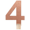 Santex - Marque Table (3X6 Po) - 4 Rose Gold - Party Shop