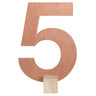 Santex - Marque Table (3X6 Po) - 5 Rose Gold - Party Shop