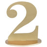Santex - Marque Table En Bois Or #2 - Party Shop