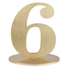 Santex - Marque Table En Bois Or #6 - Party Shop