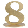 Santex - Marque Table En Bois Or #8 - Party Shop