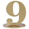 Santex - Marque Table En Bois Or #9 - Party Shop