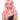 WESTBAY - MELROSE pink wig for women – long curly premium wig for cosplay, Halloween, or fantasy costumes - Party Shop