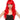 MELROSE red wig for women – long curly premium cosplay and Halloween wig - WestBay - party Shop