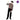 MOM - Men’s mime costume M-L – beret, striped shirt and suspender pants. Classic circus mime outfit perfect for Halloween, cosplay, carnival & theatre. Party Shop.