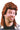 Men’s mullet wig in blonde, black, or brown – retro 80s costume accessory for Halloween or themed parties