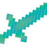 Minecraft Diamond Sword toy accessory for kids – perfect for Halloween costumes or Minecraft-themed parties (20.25" x 10").