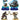 Beistle Co. - Mini Centre De Table (4) - Pirates - Party Shop