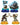 Beistle Co. - Mini Centre De Table (4) - Pirates - Party Shop