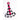 RUBIES - Mini Chapeau Harlequin Avec Clips - Party Shop