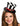 RUBIES - Mini Chapeau Haut De Forme - Rayé Noir Et Blanc - Party Shop