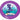 RUBIES - Mini Frisbee (6) - Sirène - Party Shop