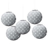 Amscan - Mini Lanterne À Pois - Argent - Party Shop