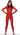 InSpirit - Miraculous Ladybug adult costume with red and black polka dot jumpsuit and matching eye mask – perfect for Halloween or superhero cosplay - Party Shop