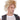 WESTBAY - Mixed blonde rocker wig with dark streaks – premium unisex 80s glam rock costume wig for Halloween or cosplay - Party Shop