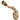 PARTY SHOP - Montage Pour Le sol Bouteille Champagne 4' - Mb112 - Party Shop