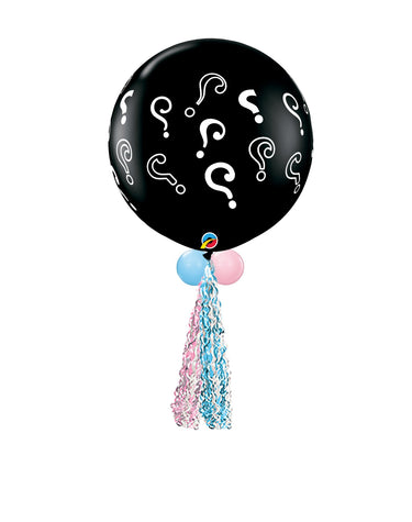 PARTY SHOP - Ballon hélium Révélation De Sexe 3Pi/36Po + Sac De Confettis + Finition - Party Shop
