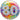 Ballon Mylar 18Po - 80 Ans Confetti