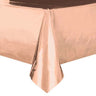 Unique - Nappe De Plastique Rectangulaire 54"X108" - Rose Gold - Party Shop