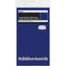 Unique - Nappe De Plastique Ronde 84" -  Bleu Navy - Party Shop