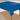 RUBIES - Nappe En Plastique 54 X 108 - Bleu Métallique - Party Shop
