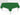 RUBIES - Nappe En Plastique 54 X 108 - Vert Métallique - Party Shop