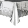 Unique - Nappe Rectangulaire En Aluminium 54Po X 108Po Argent - Party Shop