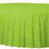 Amscan - Nappe Ronde En Plastique - Kiwi - Party Shop