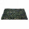 ATTITUDE IMPORTS - Napperon Carré 14X14 Feutrine Et Bois Vert - Party Shop