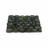 ATTITUDE IMPORTS - Napperon Carre 8X8 - Feutrine Et Bois Vert - Party Shop