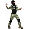studio Halloween - Navy Special Ops costume – Includes top, vest, pants, hood, toy radio, 2 toy grenades and headset. Realistic military outfit for Halloween, carnival and cosplay- Party Shop