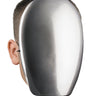 No Face chrome mask for adults. Lightweight and comfortable cosplay accessory. Perfect for Halloween, Japanese theme party, or anime events. - Disguise - Party Shop