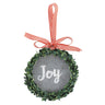 Amscan - Ornement De Noël En Mdf & Plastique & Metal - Couronne Joy (4 1/2" X 4 1/2") - Party Shop