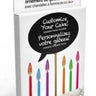 RAINBOW MOMENTS - Ornements De Gâteau - Tableau Et Chandelles Colorés - Party Shop