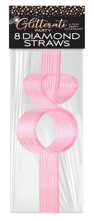 LITTLE GENIE - Pailles (8) - Forme De Diamant - Party Shop