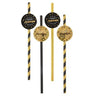 Santex - Pailles Joyeux Anniversaire Or Et Noir (8) - Party Shop