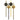 Santex - Pailles Joyeux Anniversaire Or Et Noir (8) - Party Shop