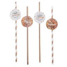 Santex - Pailles Joyeux Anniversaire Rose (8) - Party Shop